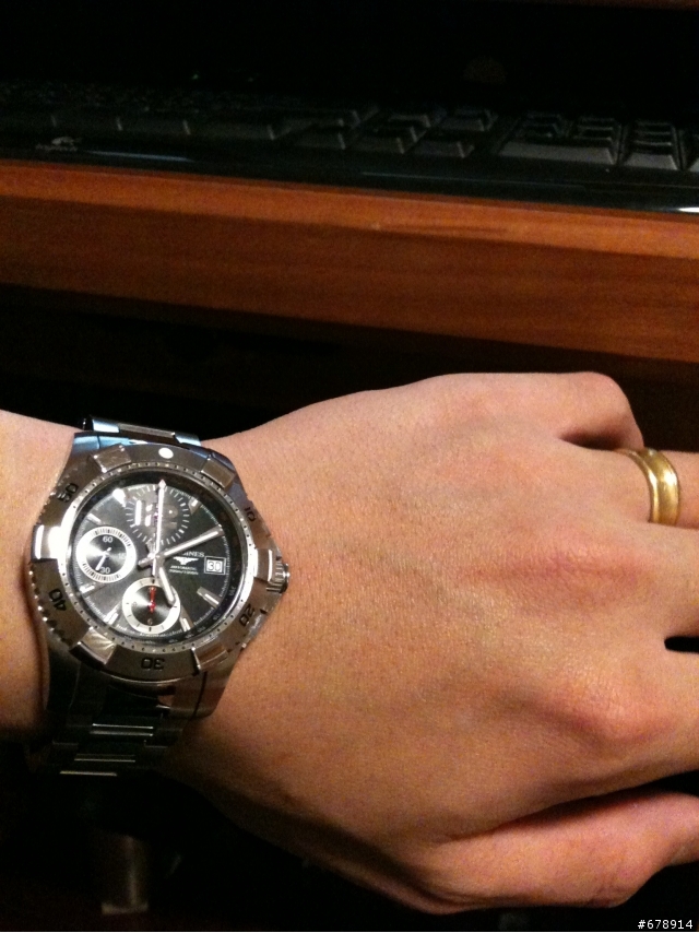 LONGINES 深海征服者三眼 開箱...