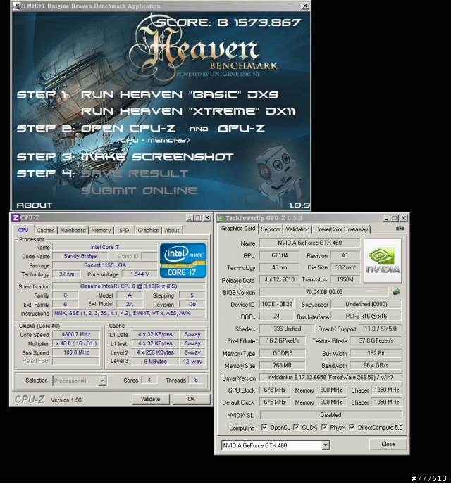 出現了~入手最低價的"四百塊"GTX460 768M實測+BIOS修改