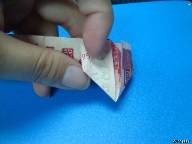 (01/25公開完整作法)NTD3200的百元紙鈔摺心.算不算逸品?