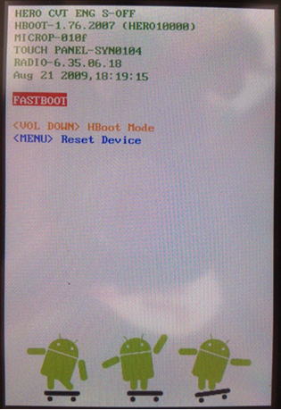 HTC HERO 刷機方法教學