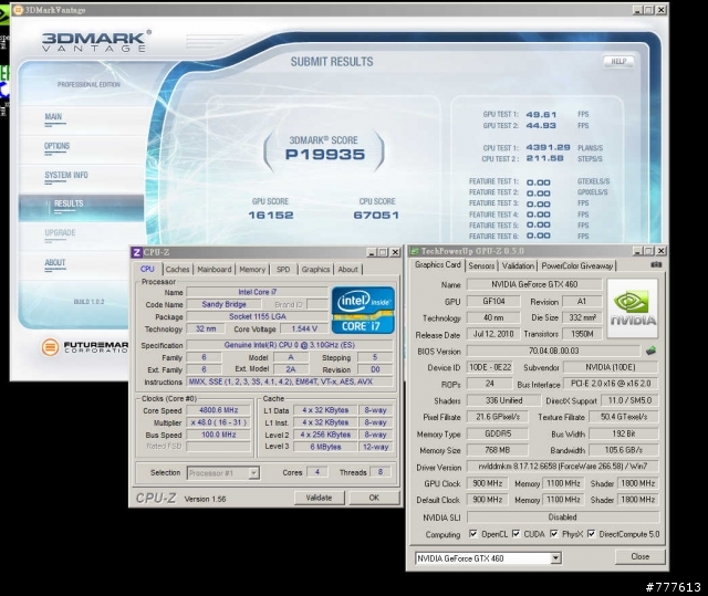 出現了~入手最低價的"四百塊"GTX460 768M實測+BIOS修改