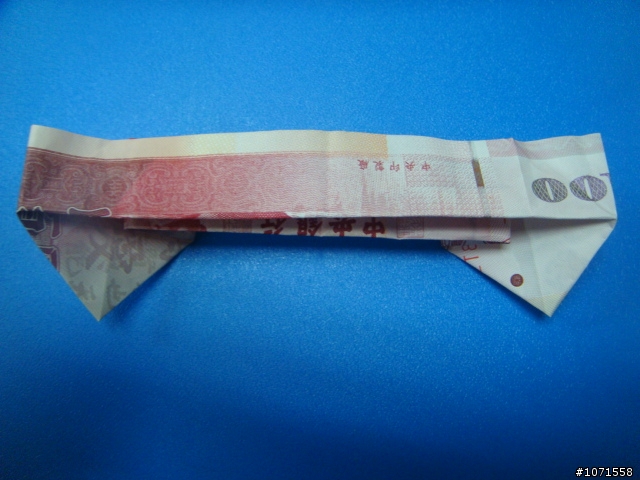 (01/25公開完整作法)NTD3200的百元紙鈔摺心.算不算逸品?