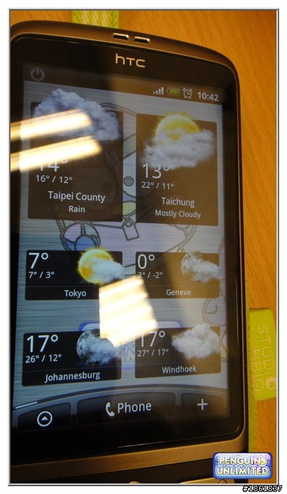 2010 年最後一天的愛台行動之 HTC Desire