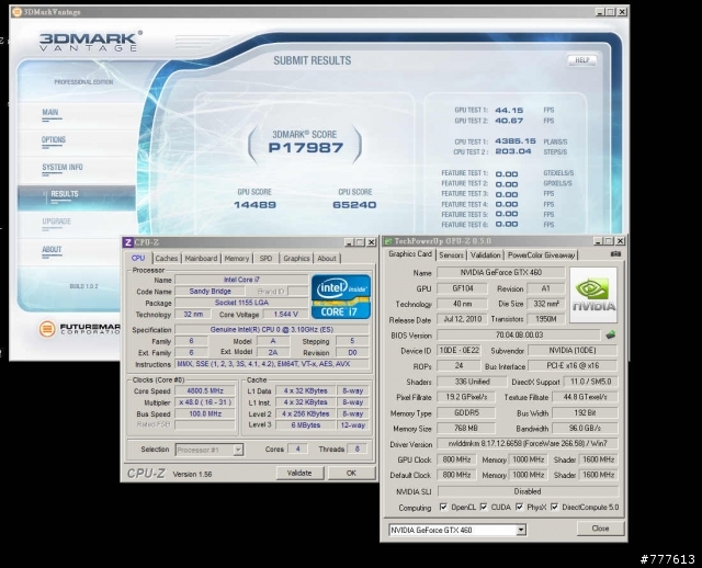 出現了~入手最低價的"四百塊"GTX460 768M實測+BIOS修改