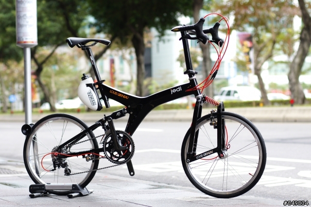 LG-Jedi 小徑車絕地大改裝:406改451/飛機把/氣壓避震器/RIDEA短V夾/BIKEfun轉接座