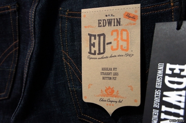 【分享】Edwin ED39 Organic Selvedge Straight Jeans (圖多慎入)
