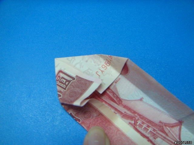 (01/25公開完整作法)NTD3200的百元紙鈔摺心.算不算逸品?