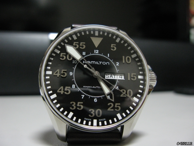 入手第一隻HAMILTON H64611535 Khaki Pilot 46mm automatic 卡其飛行員錶款