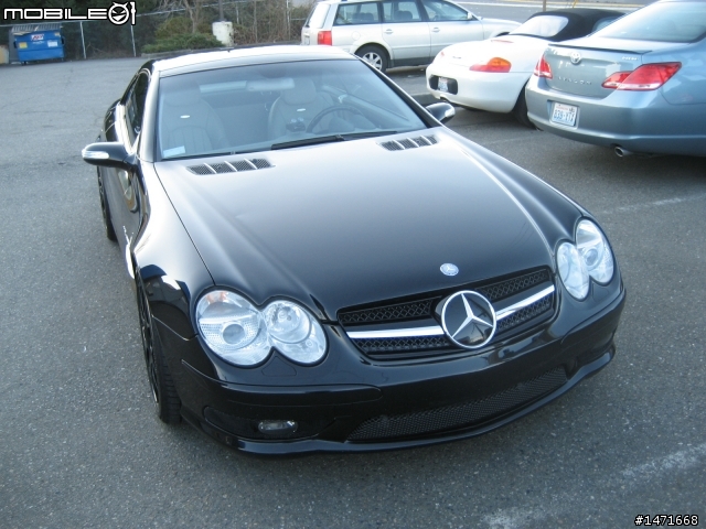 分享, SL55 AMG 降車身!
