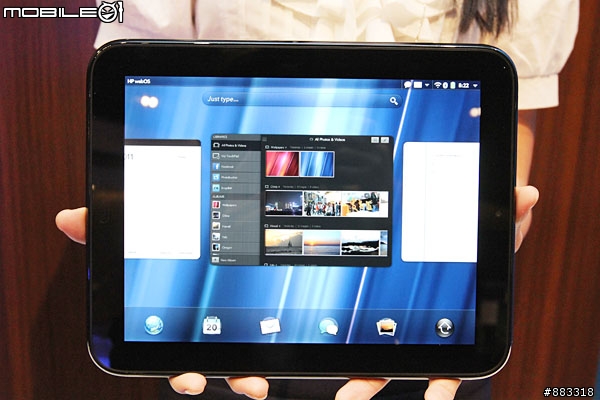 上海實測HP TouchPad+Pre3+Veer搭載webOS系統
