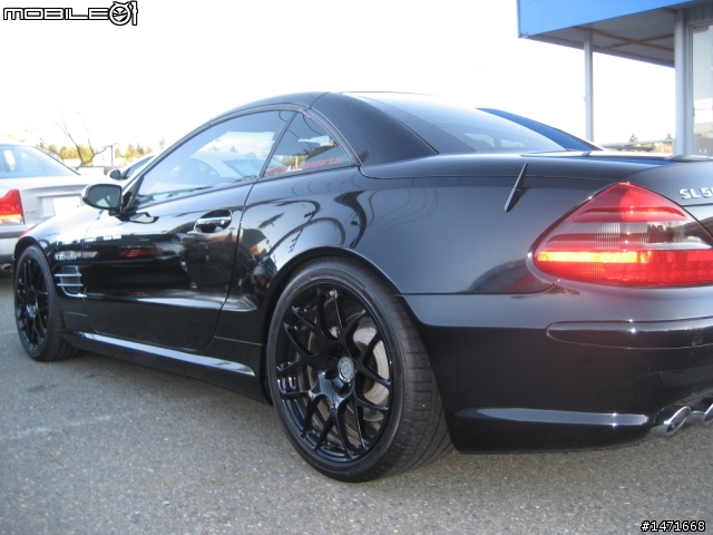 分享, SL55 AMG 降車身!