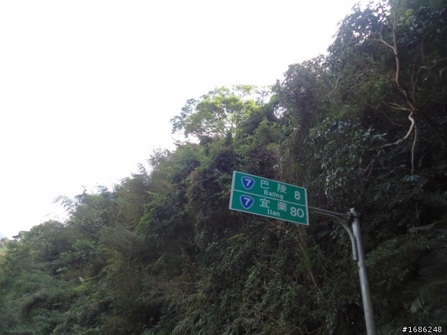 北橫公路濕漉漉