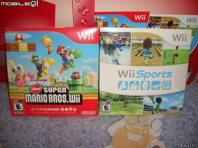 【開箱】美版Super Mario25週年-紅Wii + 頻道介紹圖文