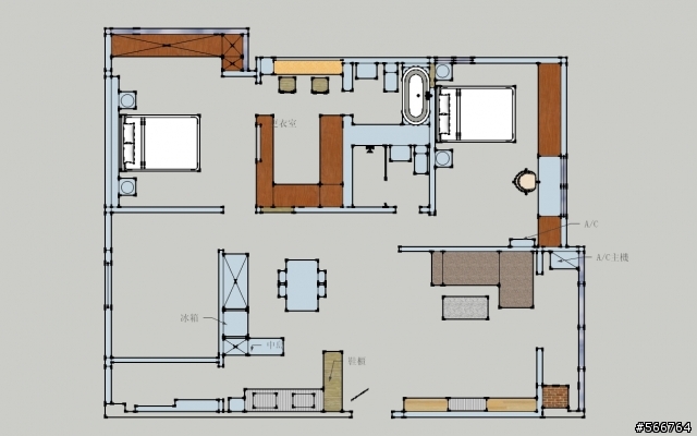 四房改三房的 平面規劃疑問