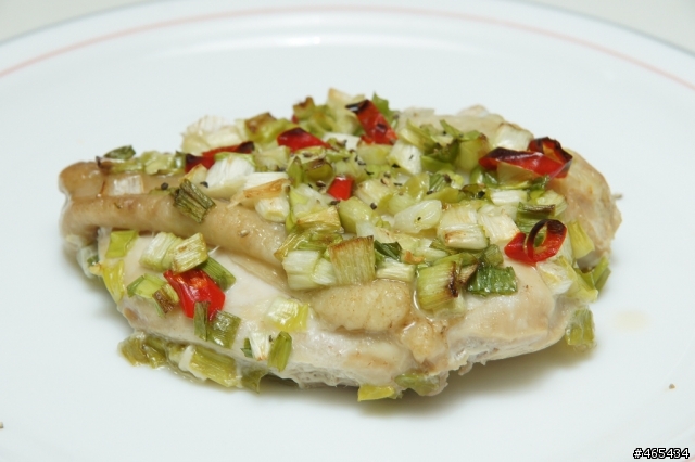 「簡易烤箱料理」烤蔥油雞胸