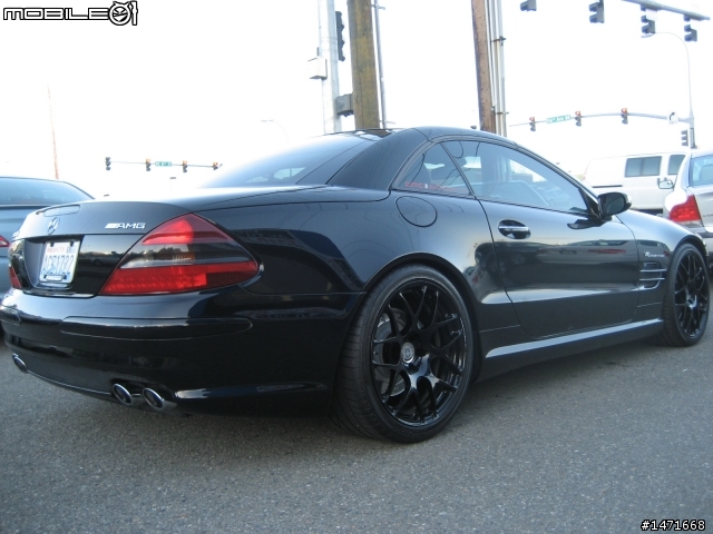分享, SL55 AMG 降車身!