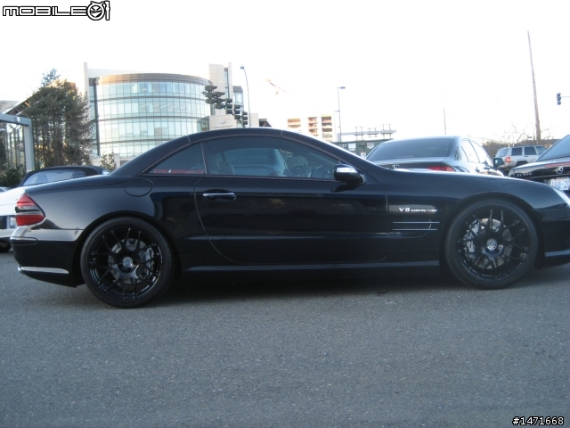 分享, SL55 AMG 降車身!