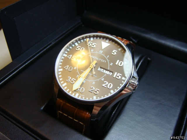 補圖!HAMILTON KHAKI PILOT 開箱! !(換錶帶兼再開一箱CASIO GD-100)