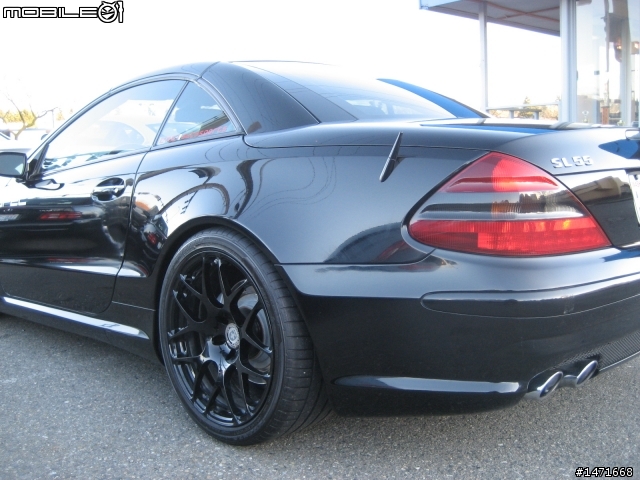 分享, SL55 AMG 降車身!