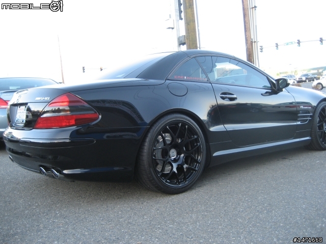 分享, SL55 AMG 降車身!