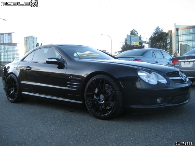 分享, SL55 AMG 降車身!