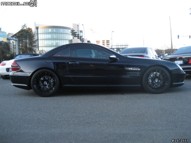 分享, SL55 AMG 降車身!