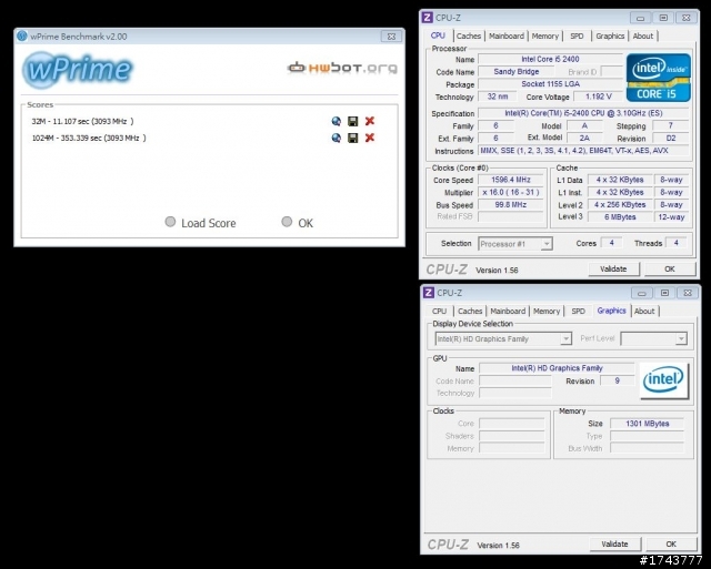 Sandy Bridge HD2000內顯效能實測