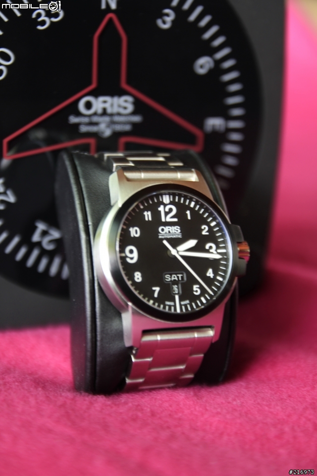 Oris BC3 Advanced 飛行機械鋼帶腕錶