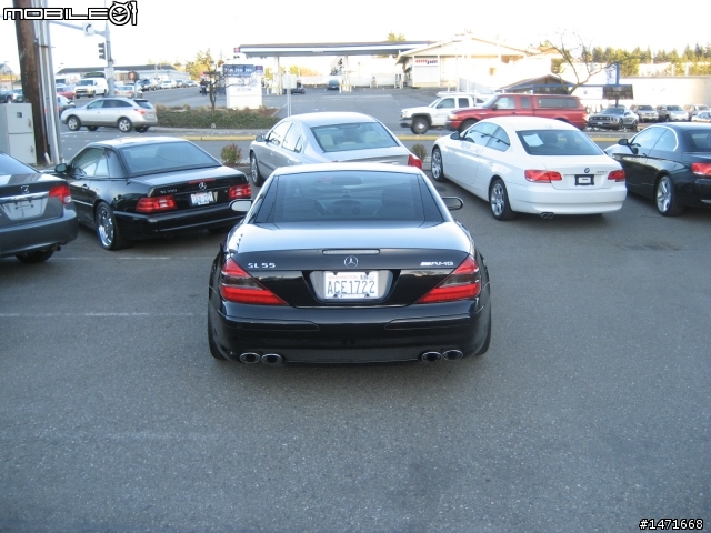 分享, SL55 AMG 降車身!