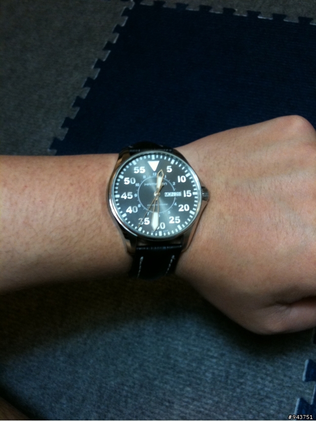 補圖!HAMILTON KHAKI PILOT 開箱! !(換錶帶兼再開一箱CASIO GD-100)