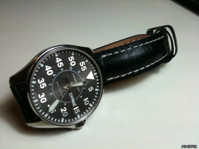 補圖!HAMILTON KHAKI PILOT 開箱! !(換錶帶兼再開一箱CASIO GD-100)