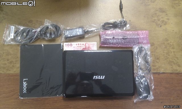MSI U270 開箱,改裝XP完成(2011/04/03更新)