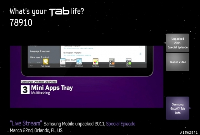 Tab10.1 & Tab8.9開箱囉!3/22 Samsung Unpacked實況整理(圖多)!