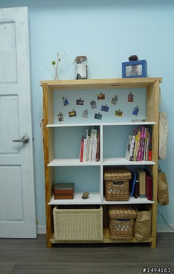 『心』居落成 _ 手作感‧溫馨小屋 (新發表--純手工DIY書櫃,讓書房擁有新風貌)