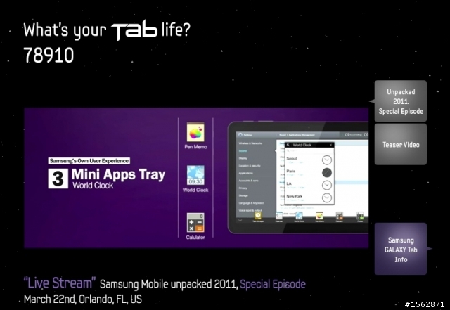 Tab10.1 & Tab8.9開箱囉!3/22 Samsung Unpacked實況整理(圖多)!