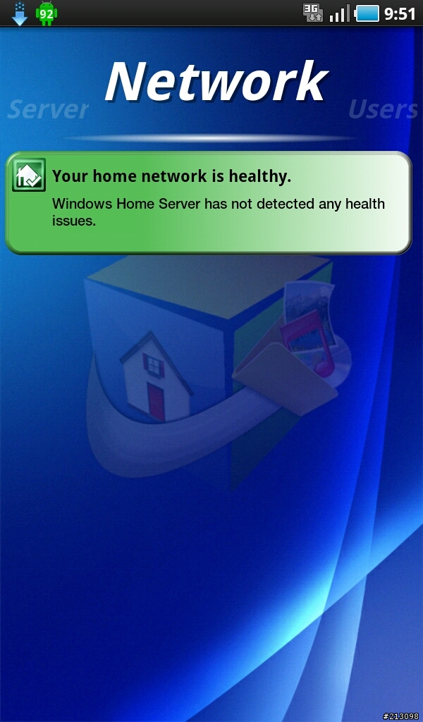 WHS PHONE~遠端連線管理您的Windows Home Server