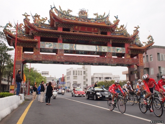 2011國際自由車環台賽第七站 - 新港奉天宮繞圈、157縣道轉台37、168縣道(157縣道叉路口)、台17轉北門衝刺點、終點