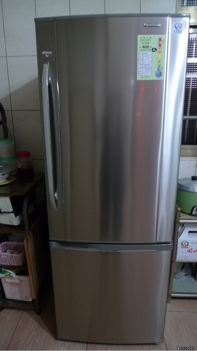 買了新冰箱(國際牌476L變頻雙門電冰箱)開箱文