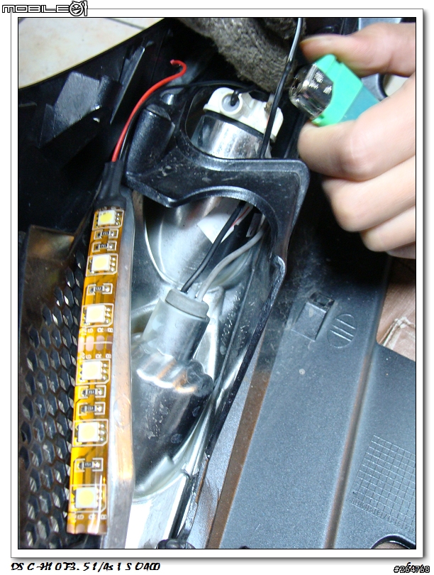 NEX125 55W電磁閥HID遠近光型+SMD燈條~進氣壩燈、儀表燈、車廂燈、牌照燈!
