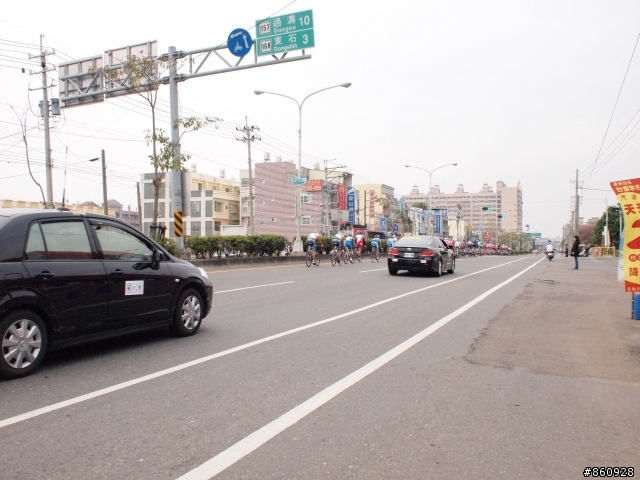 2011國際自由車環台賽第七站 - 新港奉天宮繞圈、157縣道轉台37、168縣道(157縣道叉路口)、台17轉北門衝刺點、終點