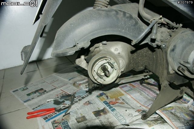 不負責DIY教學 II - SV-MAX(車玩)後輪鼓式煞車更換