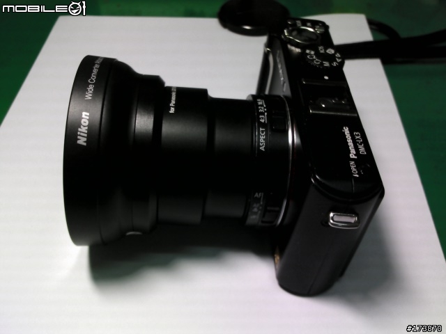 簡測 LX3 + NH-WM75 0.75x 廣角鏡
