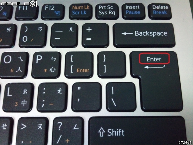 SONY VAIO SR16 DIY改裝--第二部...鍵盤改造~大Enter鍵