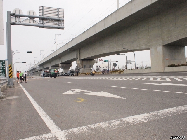 2011國際自由車環台賽第七站 - 新港奉天宮繞圈、157縣道轉台37、168縣道(157縣道叉路口)、台17轉北門衝刺點、終點
