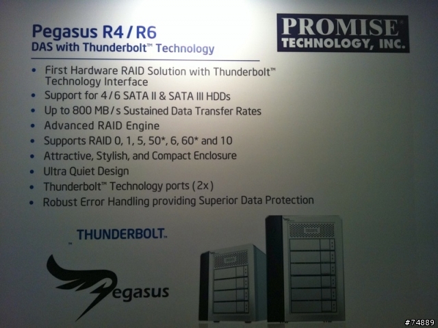 2011 MBP+Thunderbolt現場直擊+效能小測 - Promise Pegasus 外接陣列