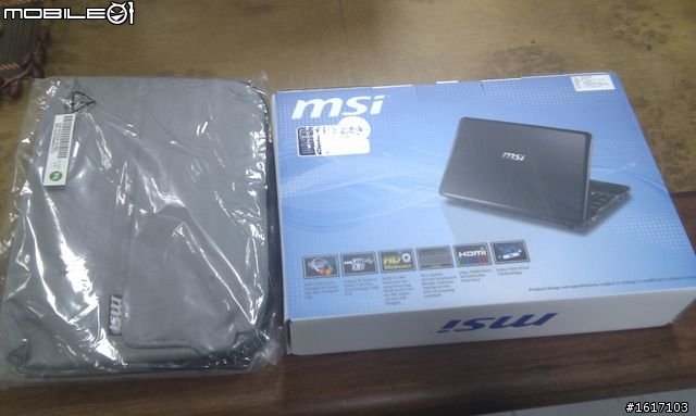 MSI U270 開箱,改裝XP完成(2011/04/03更新)