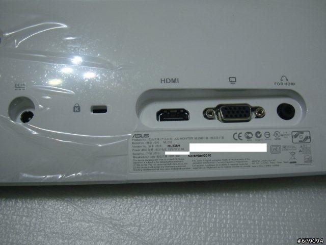 23吋螢幕升級之~華碩ML238H 開箱分享