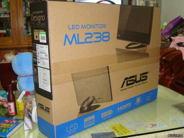 23吋螢幕升級之~華碩ML238H 開箱分享