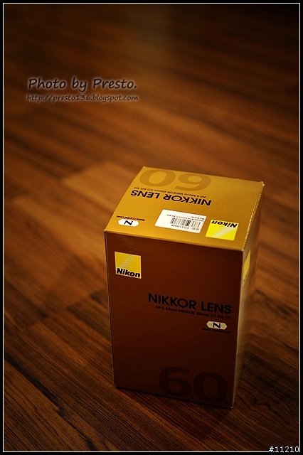 【分享】Nikon AF-S Micro 60mm f/2.8G ED 不專業開箱