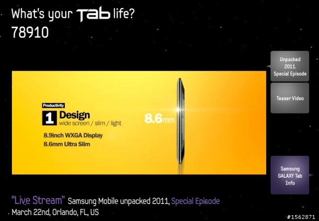 Tab10.1 & Tab8.9開箱囉!3/22 Samsung Unpacked實況整理(圖多)!
